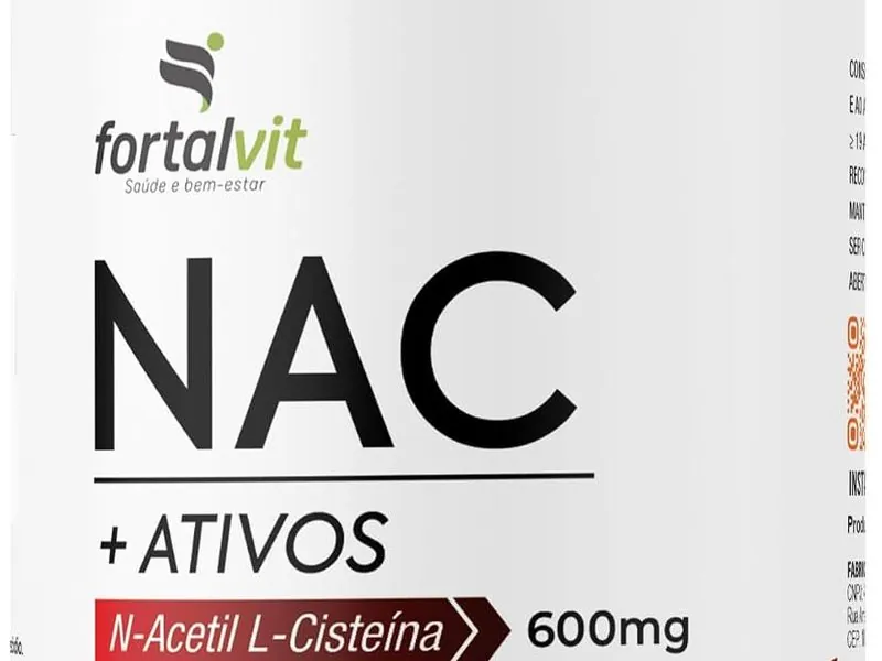 NAC 600mg 120 Cápsulas — Fortalvit
