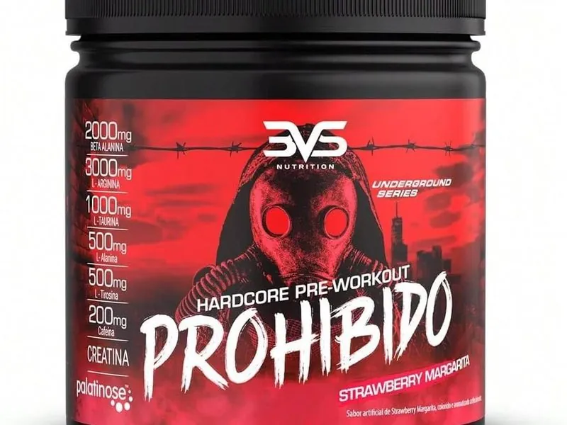 3VS Nutrition Pré Treino Prohibido